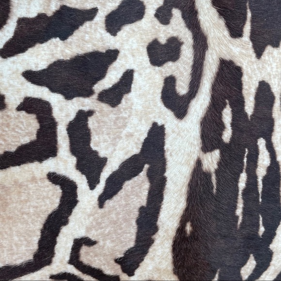 Valentino Aphrodite top handle calf hair leopard print bow satchel shopper bag - Picture 6 of 16